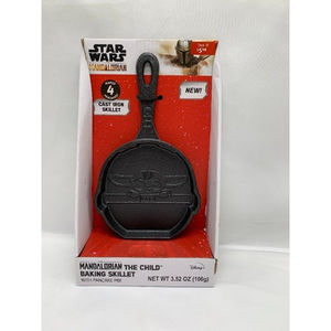 Mandolorian The Child Cast Iron Baking Skillet